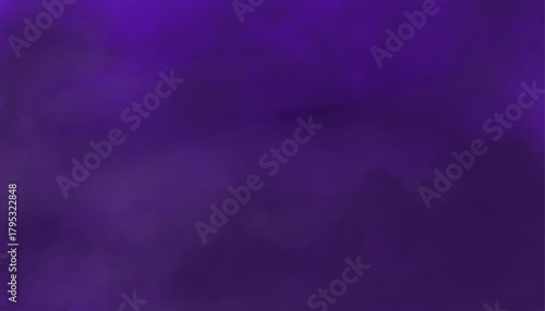 Deep violet and purple smoky abstract texture background. Moody watercolor effect with diffused cloud or ink blending.