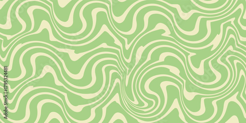 Trippy burst lines background. Psychedelic wavy stripes wallpaper. Linear sunburst swirl. Twisted and distorted curly texture. Vector
