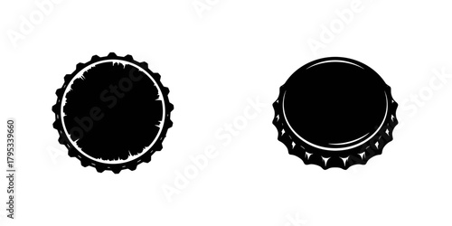 Rusty bottle cap on transparent background