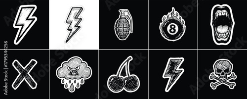 Skeleton with surfboard and cigar wearing Hawaiian shirt