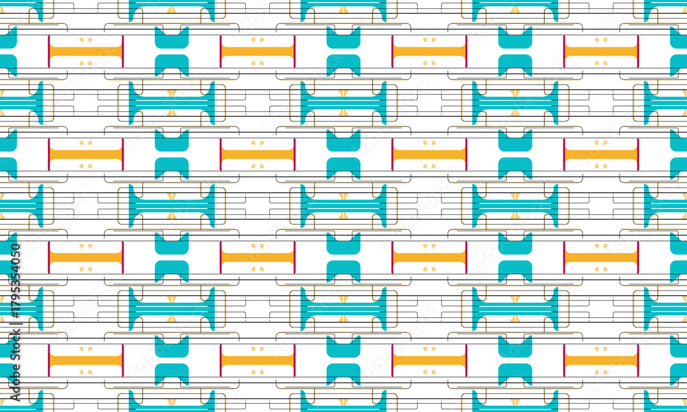 Fototapeta premium Futuristic Colorful Gradient Background with Elegant Geometric Shapes