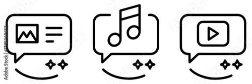 text to media ai generate icons