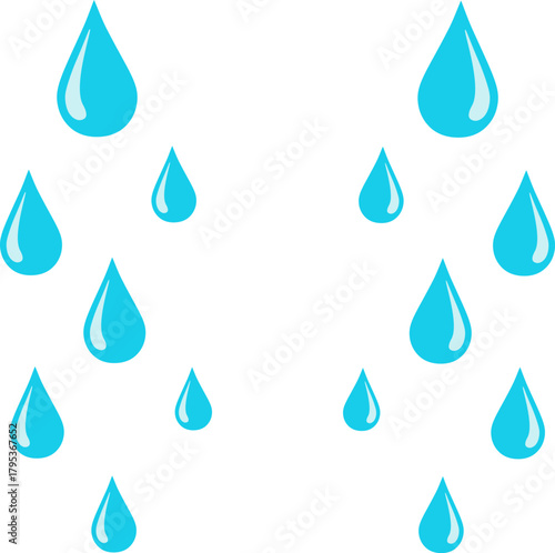 Water drops pattern depicting rain moisture and freshness