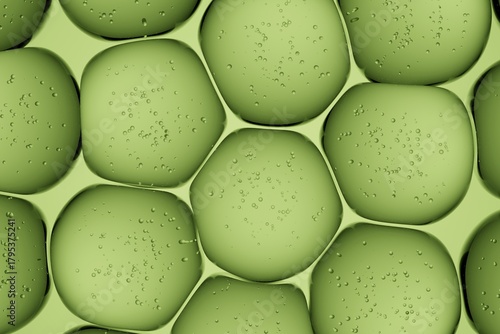 Olive-toned organic surface embedded with trapped air bubbles, crafted for eco-product marketing, natural wellness design, and textured macro backdrops