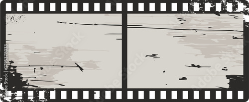 Grunge Film Strip Frame