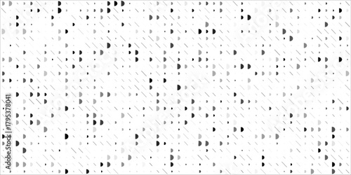 Drop in monochrome pattern, paisley, seamless vector background.
