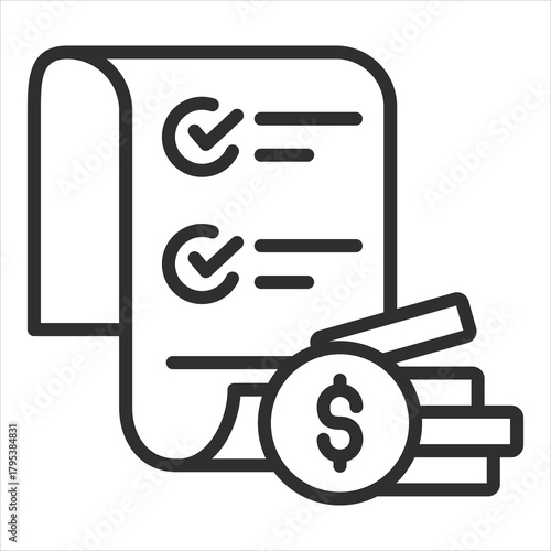 Cost Icon Single Vector Collection 