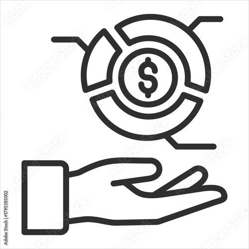 Market Segment Icon Single Vector Collection 