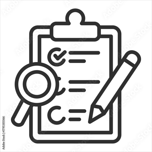 Evaluation Icon Single Vector Collection 