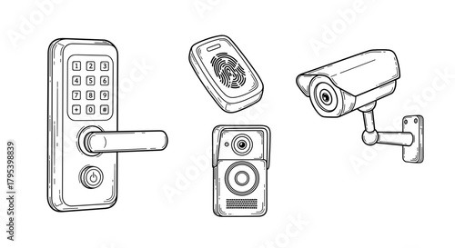 Security devices including camera, keypad lock, and intercom system  Age-Tech & Smart Home for Seniors