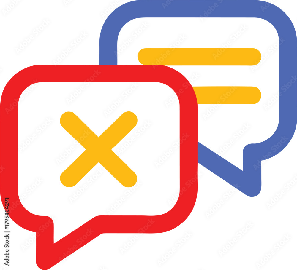 Obraz premium Digital communication issue