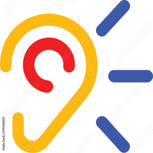 Hearing Disability Aid Icon