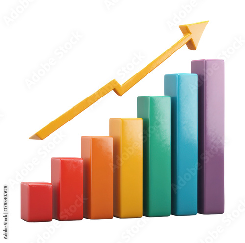 Business growth trends office environment bar chart visualization isolated on transparent background Free Download Business growth trends office environment bar chart visualization isolated on transparent background - GFXLoad