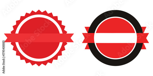 Vector Badges and Labels Set for Graphic Design Element Assets