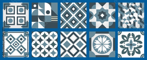 alavera Pattern Template featuring classic geometric shapes, refined tile motifs, and timeless ornamental details. Perfect for luxury branding, textile prints, home décor.
