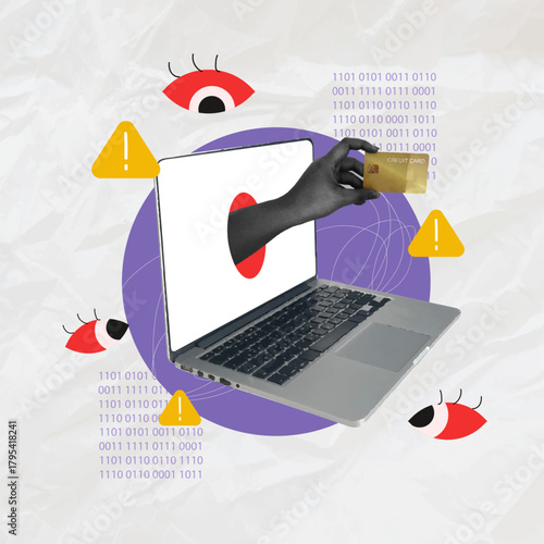 hacker, hack, story, official, official, check, steal data, secret, computer, White background