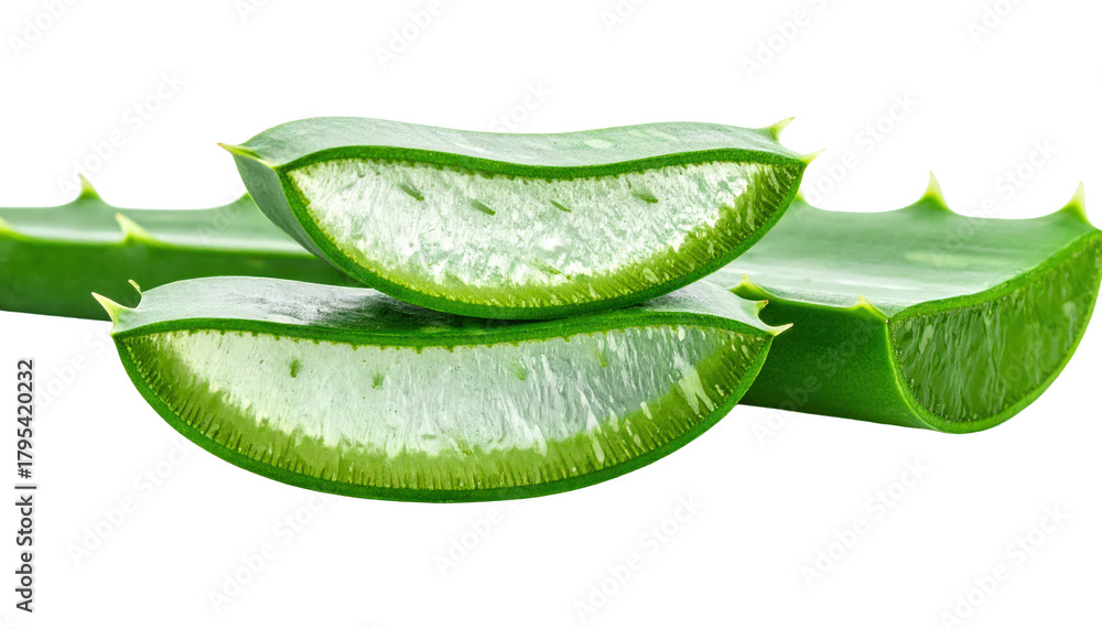 custom made wallpaper toronto digitalAloe Vera Leaves and Gel on Transparent Background for Fresh Natural Skincare and Hydration Concept