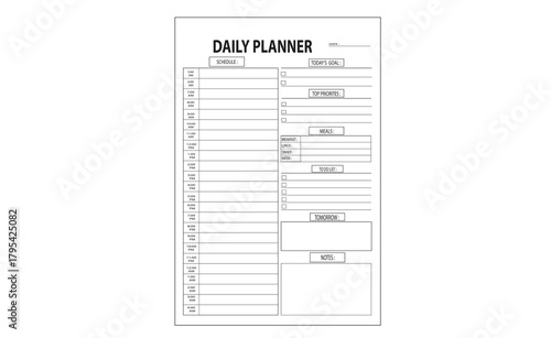 2026 daily planner book interior design for amazon
