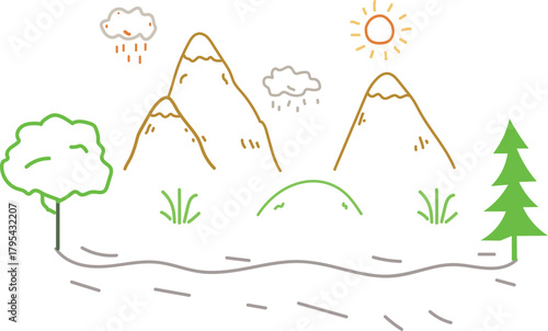 set of four seasons icons