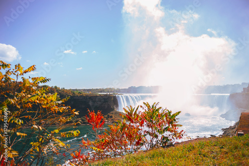 beautiful view of Niagara Falls from the Canadian side