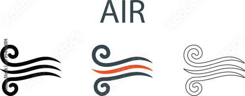 Air Flow Wind Icon