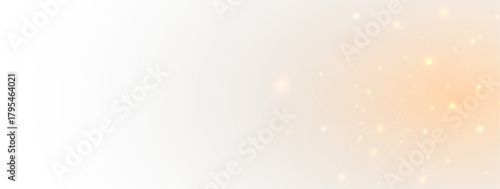 Golden holiday flare effect with glowing magic dust illustration
