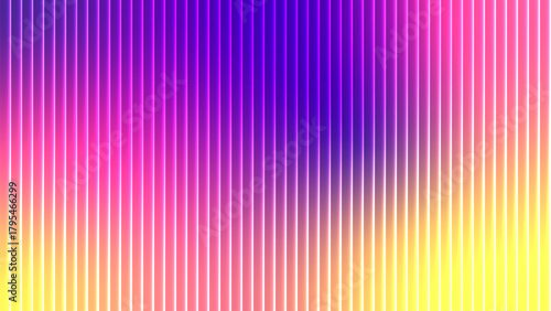 Vibrant abstract background with vertical lines and a soft gradient of purple pink and yellow colors