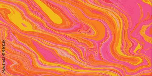 Abstract seamless pattern with a bright colorful rainbow gradient swirl design, texture, and light wave illustration