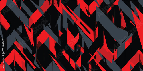 Red and black seamless blood heart pattern vector texture illustration background design