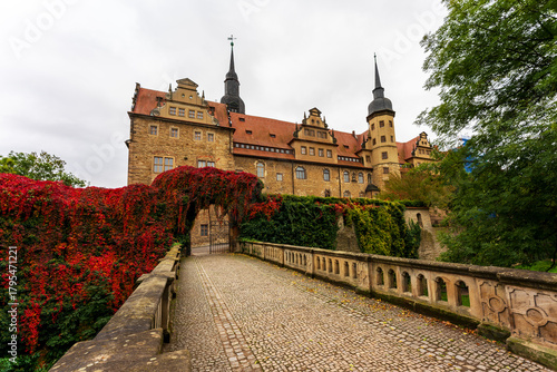 View of Merseburg Castle in Germany.