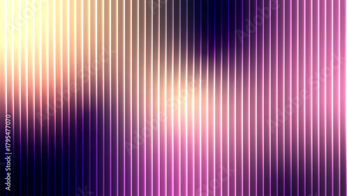 Abstract vertical lines with soft glowing light and purple and yellow hues creating a dreamy ethereal background effect