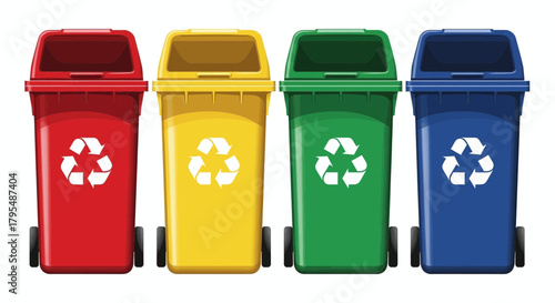 recycle bin in the park