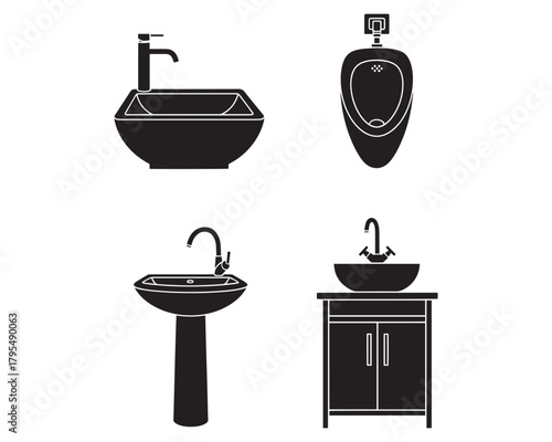 Bathroom Fixtures Silhouette Collection Modern and Classic Design