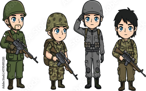 Cute Cartoon Girl in Kimono Doing High Kick Vector, Representing Martial Arts, Karate, Taekwondo, Self-Defense, Fitness, and Children's Sports Education.