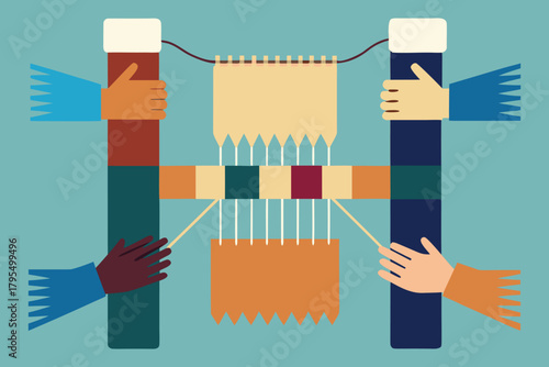 Conscience Day Weaving Unity Vector