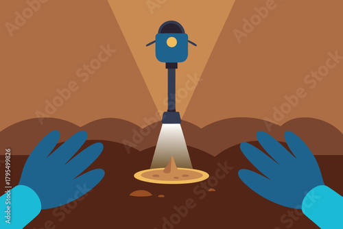 Conscience Day Heart-Leaf Sapling Vector