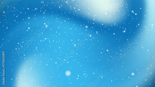 Wallpaper Mural A soft blue background with a swirling pattern and small white dots resembling snow or stars. Torontodigital.ca