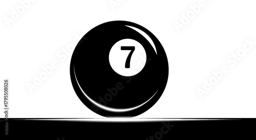 billiard ball number eight