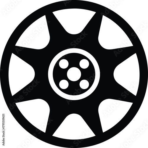 Classic film reel icon representing cinema and movie production