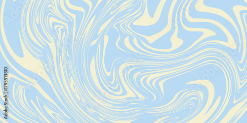 Art & IllustrationAbstract horizontal background with colorful waves. Trendy vector illustration