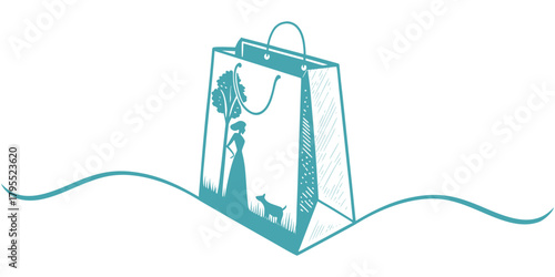 Papper Bag for black friday event