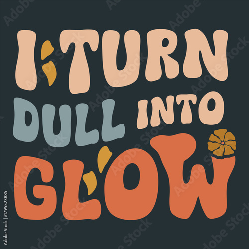 Aesthetician Vintage Groovy Lettering