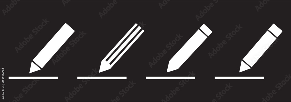 Obraz premium Edit icon vector. Edit document sign and symbol. Edit text icon with pencil. Edit icon vector isolated on white background. 
