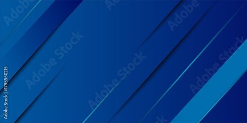 Abstract dark blue gradient background with futuristic overlap design. Blue background with shadows. Abstract background texture design, poster, banner blue background. Eps10 Vector