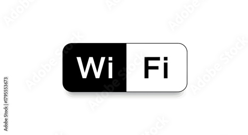 Wi-Fi Symbol Black and White