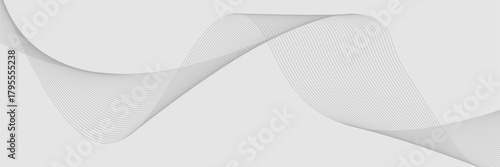 Abstract vector background with black wavy lines. EPS10