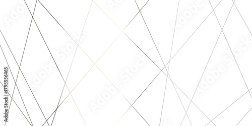 Abstract white, black line luxury background template. geometric pattern squares and triangle shape. geometric random chaotic lines background. colorful outline monochrome texture vector illustration.