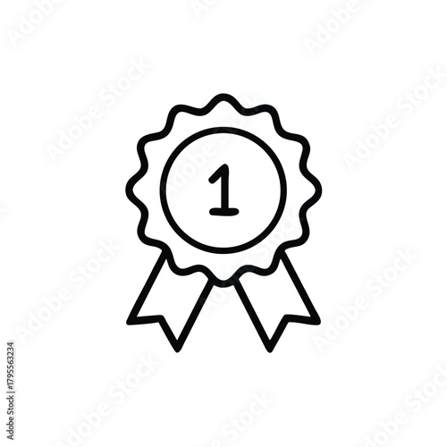 Notification Badge Number Alert Line Icon