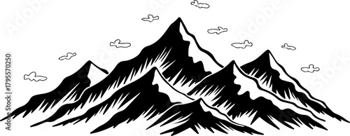 Lone Wanderer in the Mountain Trail