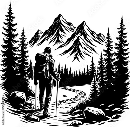 Into the Mountain Path